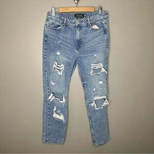 Refuge Denim Distressed Blue Jeans